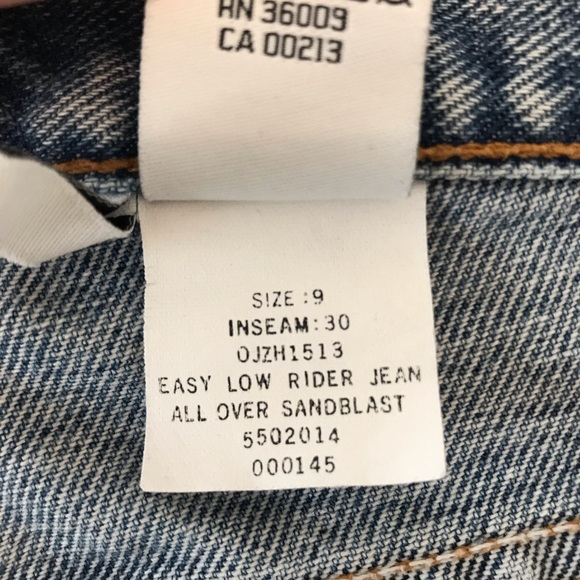 👖 VTG Button Fly CK Jeans- Sz 9 - Picture 3 of 5